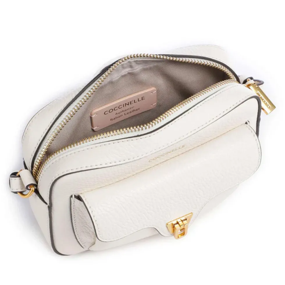 Borsa Donna a Tracolla COCCINELLE in Pelle Pearl linea Beat Soft Mini
