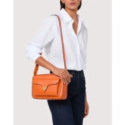 Borsa Donna a Tracolla COCCINELLE in Pelle Sandshell linea Beat Soft Misura Large