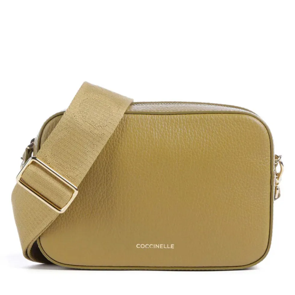 Borsa Donna a Tracolla COCCINELLE Linea Tebe Colore Seagrass - E5MN555I101