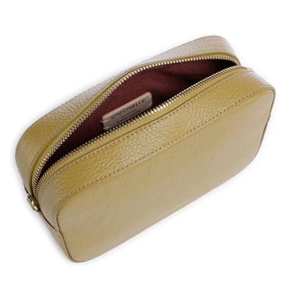 Borsa Donna a Tracolla COCCINELLE Linea Tebe Colore Seagrass - E5MN555I101