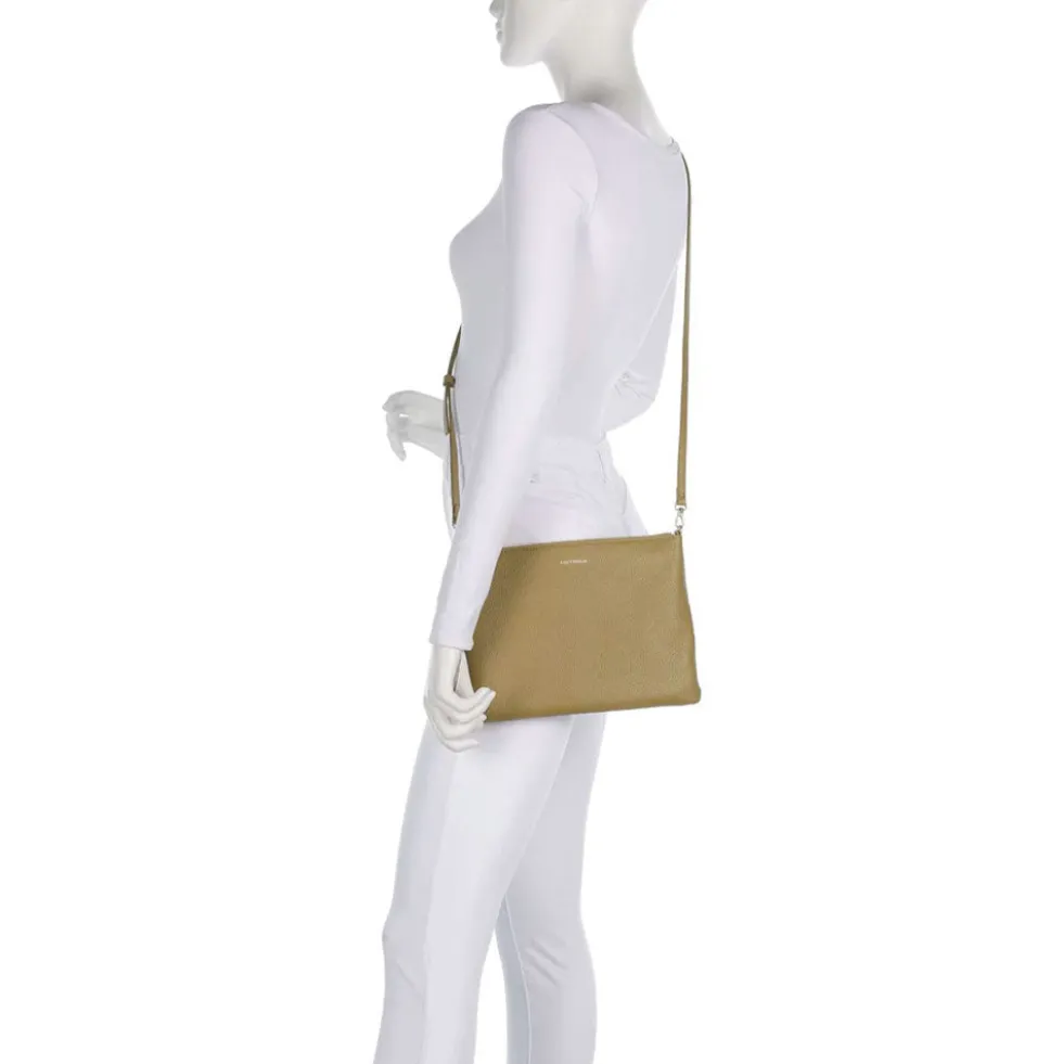 Borsa Donna a Tracolla COCCINELLE in Pelle Seagrass Linea Best Medium