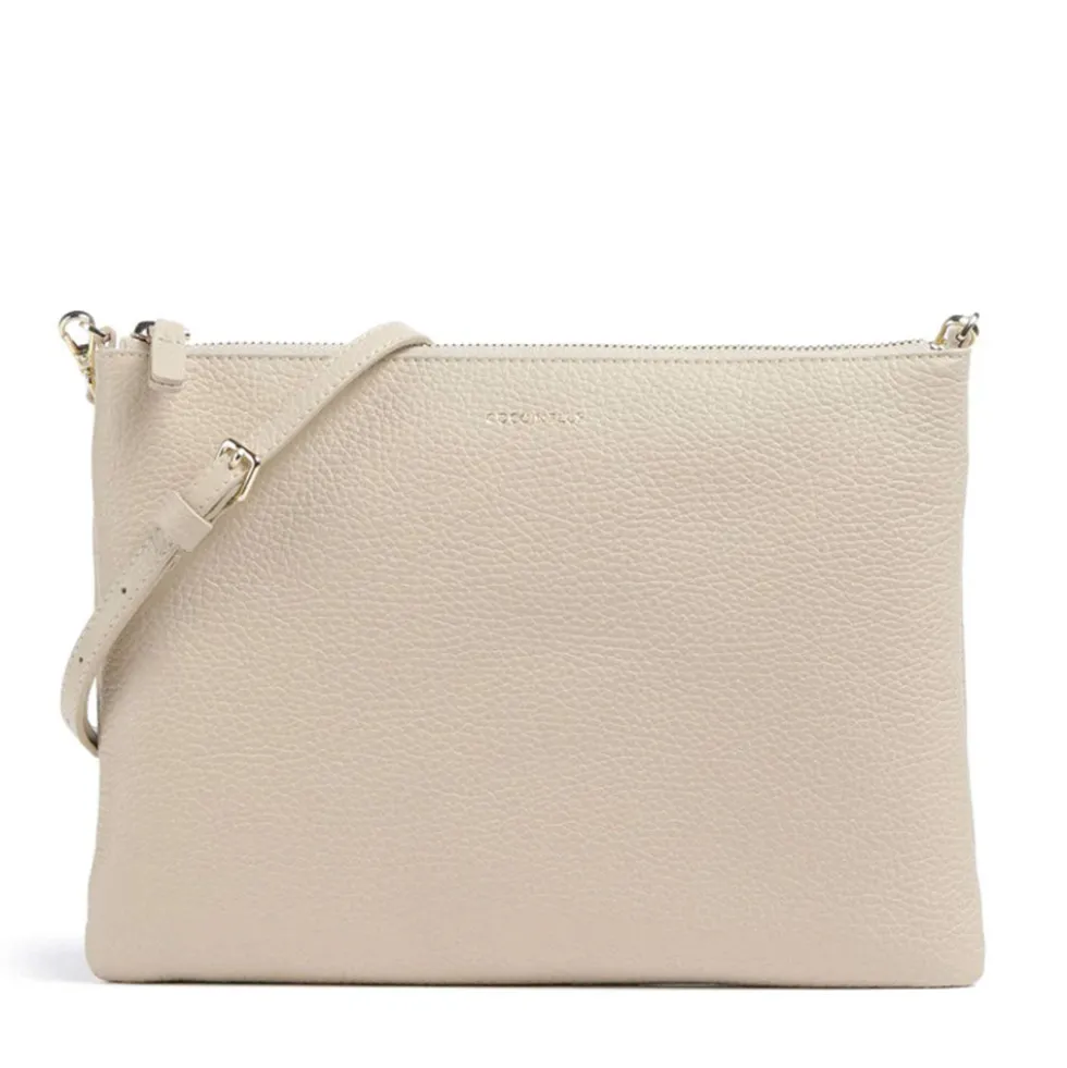 Borsa Donna a Tracolla COCCINELLE in Pelle Sandshell Linea Best Medium