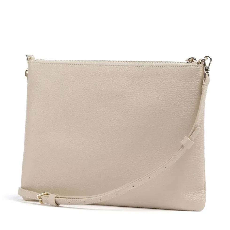 Borsa Donna a Tracolla COCCINELLE in Pelle Sandshell Linea Best Medium