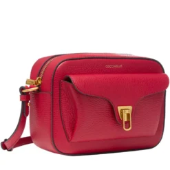 Borsa Donna a Tracolla COCCINELLE in Pelle Scarlet linea Beat Soft Misura Small