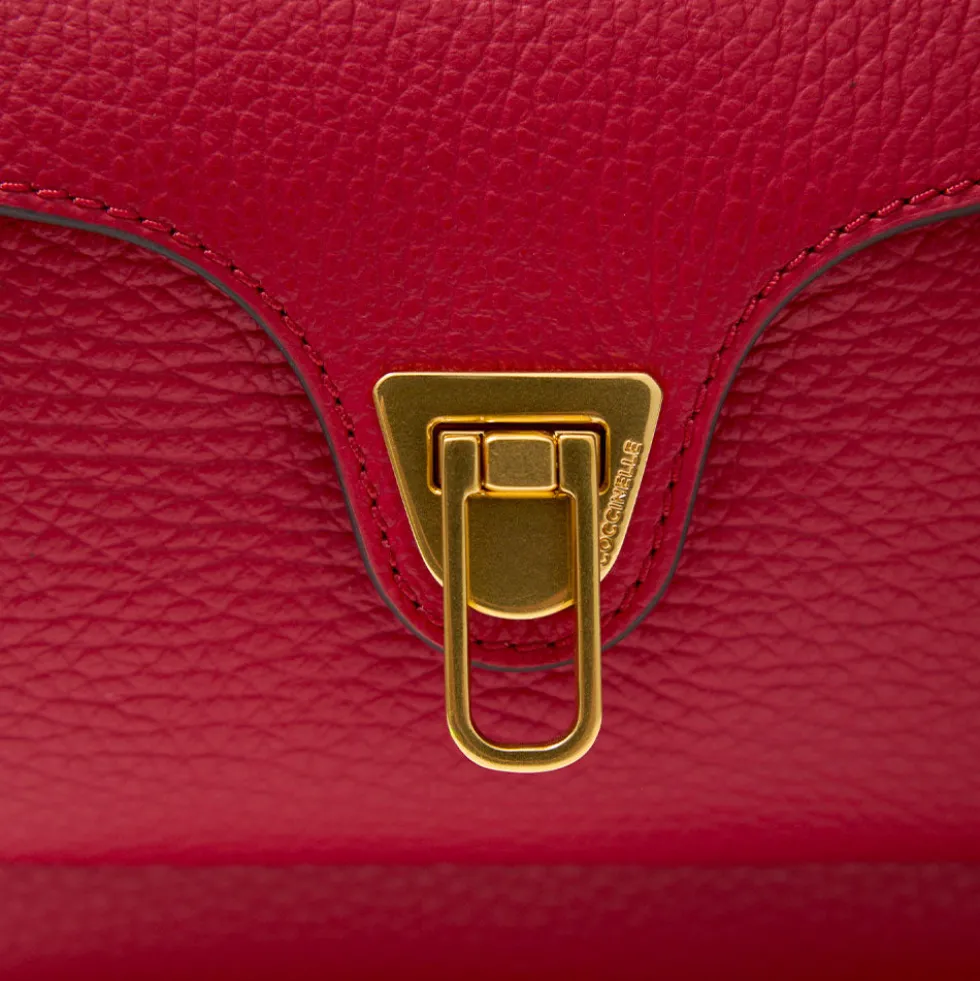 Borsa Donna a Tracolla COCCINELLE in Pelle Scarlet linea Beat Soft Misura Small