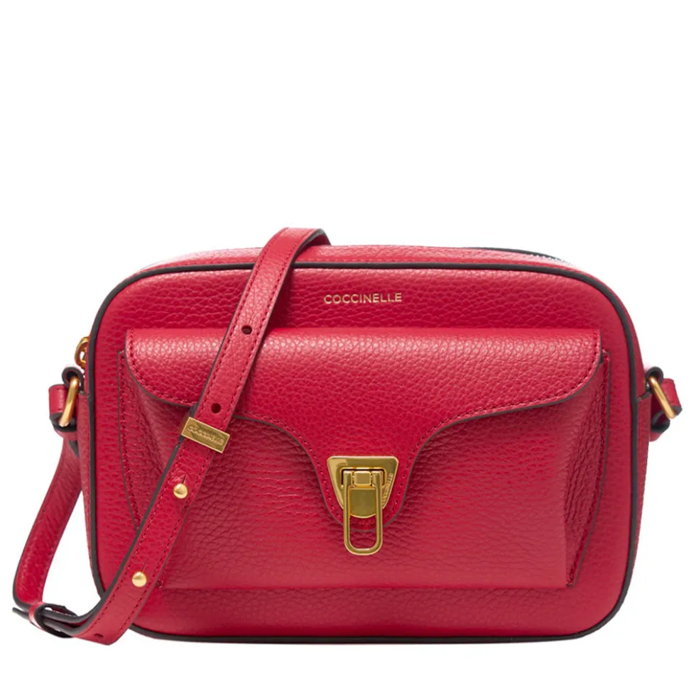 Borsa Donna a Tracolla COCCINELLE in Pelle Scarlet linea Beat Soft Misura Small