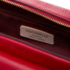 Borsa Donna a Tracolla COCCINELLE in Pelle Scarlet linea Beat Soft Misura Small