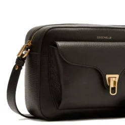 Borsa Donna a Tracolla COCCINELLE in Pelle Nera linea Beat Soft Misura Large