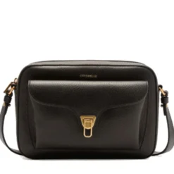Borsa Donna a Tracolla COCCINELLE in Pelle Nera linea Beat Soft Misura Large