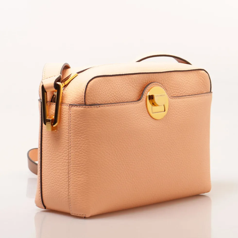 Borsa Donna a Tracolla COCCINELLE in Pelle linea Liya colore Sunrise - Cuir