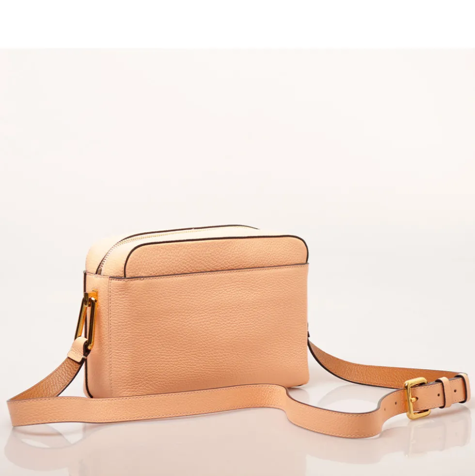 Borsa Donna a Tracolla COCCINELLE in Pelle linea Liya colore Sunrise - Cuir