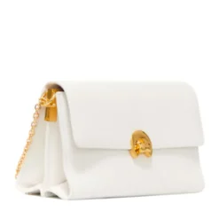 Borsa Donna a Tracolla COCCINELLE in Pelle linea Binxie Medium colore Brillant White