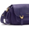 Borsa Donna a Tracolla COCCINELLE in Pelle Colore Royal Blue linea Campus Small