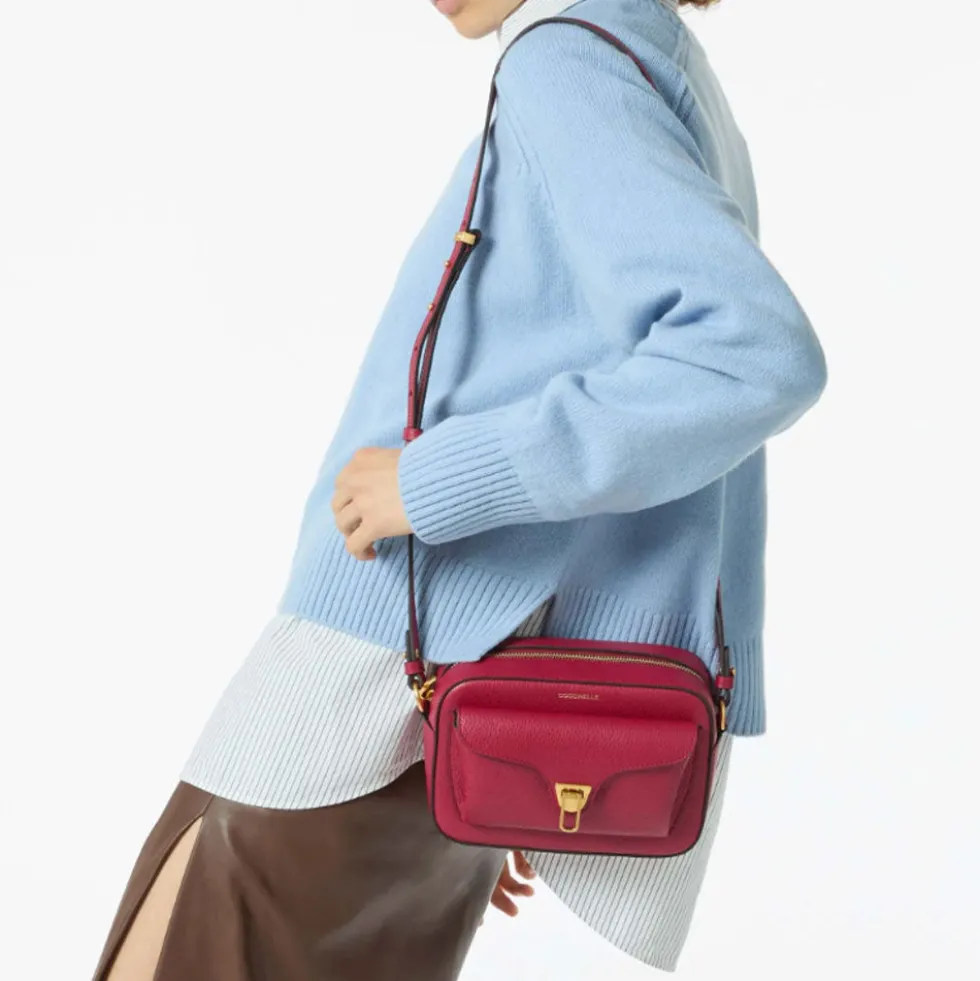 Borsa Donna a Tracolla COCCINELLE in Pelle Soleado Linea Beat Soft Misura Small