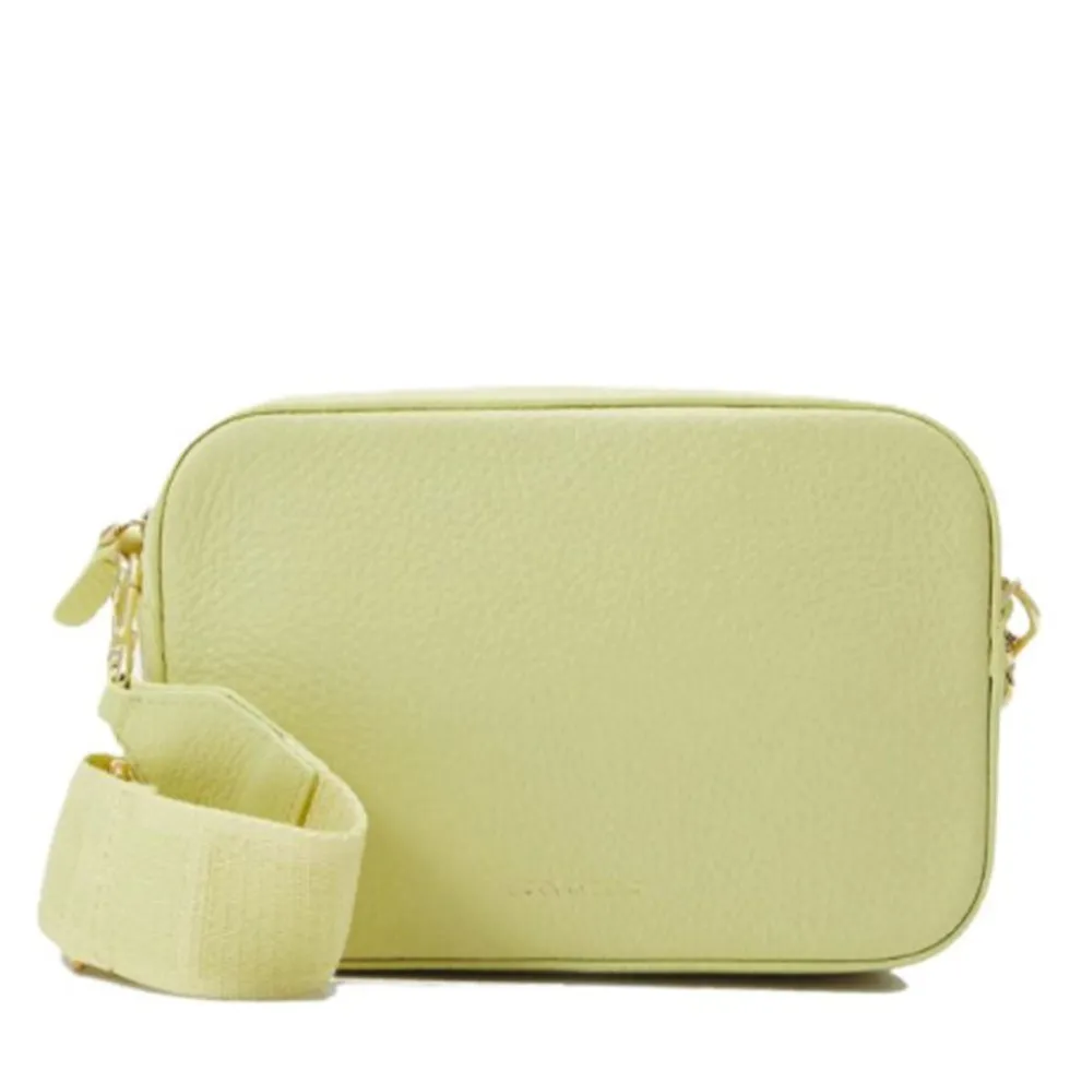 Borsa Donna a Tracolla COCCINELLE Linea Tebe Colore Lime Wash - E5MN555I101