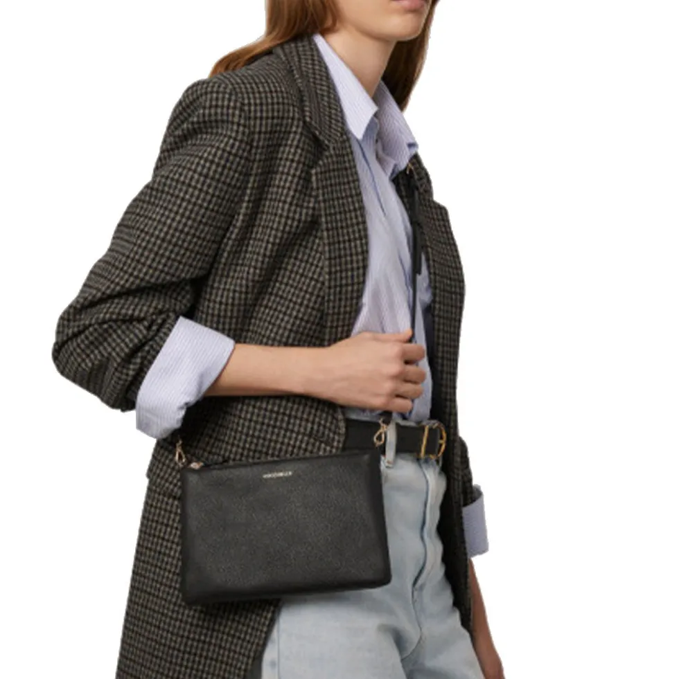 Borsa Donna a Tracolla COCCINELLE in Pelle Nera Linea Best Small
