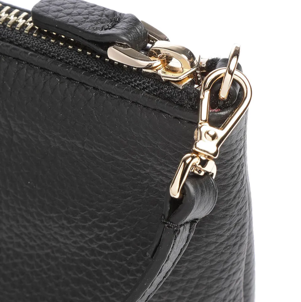 Borsa Donna a Tracolla COCCINELLE in Pelle Nera Linea Best Small