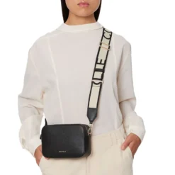 Borsa Donna a Tracolla COCCINELLE Linea Tebe Colore Nero - E5MN555I101