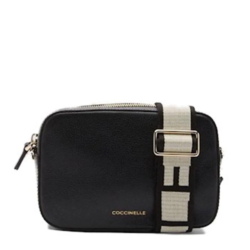 Borsa Donna a Tracolla COCCINELLE Linea Tebe Colore Nero - E5MN555I101