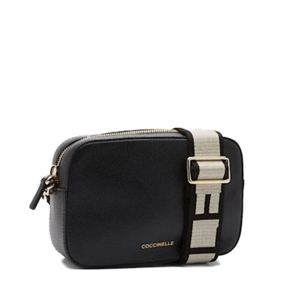 Borsa Donna a Tracolla COCCINELLE Linea Tebe Colore Nero - E5MN555I101