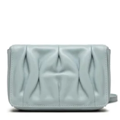 Borsa Donna a Tracolla COCCINELLE in Pelle Liscia Linea Marquise Colore Cloud Misura Piccola
