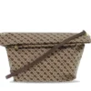 Borsa Donna a Tracolla GHERARDINI in Tessuto Softy Colore Tabacco - Burro - GH0311