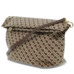 Borsa Donna a Tracolla GHERARDINI in Tessuto Softy Colore Tabacco - Burro - GH0311