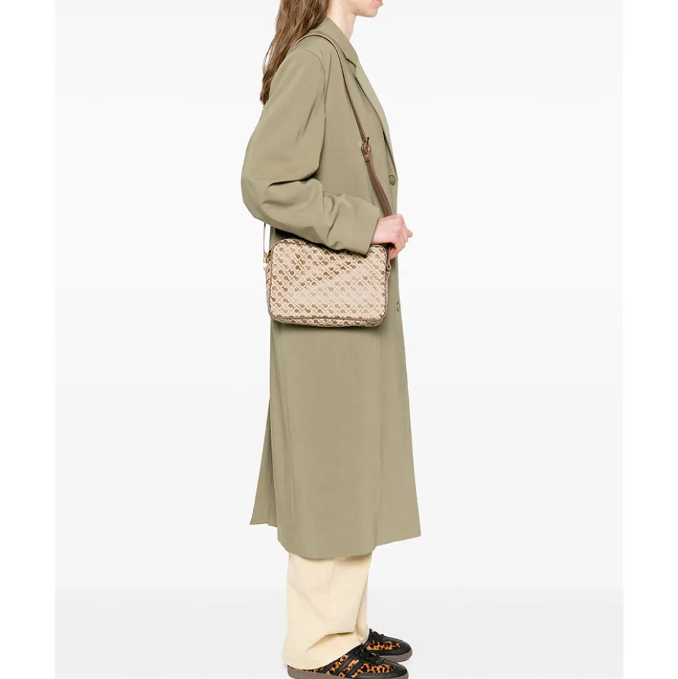 Borsa Donna a Tracolla GHERARDINI in Tessuto Softy colore Toffee
