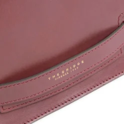 Borsa Donna a Tracolla Grande THE BRIDGE linea Lucrezia in Pelle Viola Orchidea