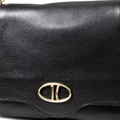 Borsa Donna a Tracolla Grande 1A Classe Alviero Martini linea Brave Messenger in Pelle Nera LD54