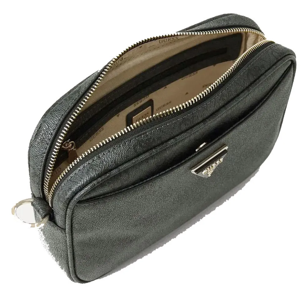 Borsa Donna a Tracolla GUESS Linea Meridian colore Coal Logo