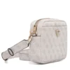 Borsa Donna a Tracolla GUESS Linea Meridian colore Bone Logo