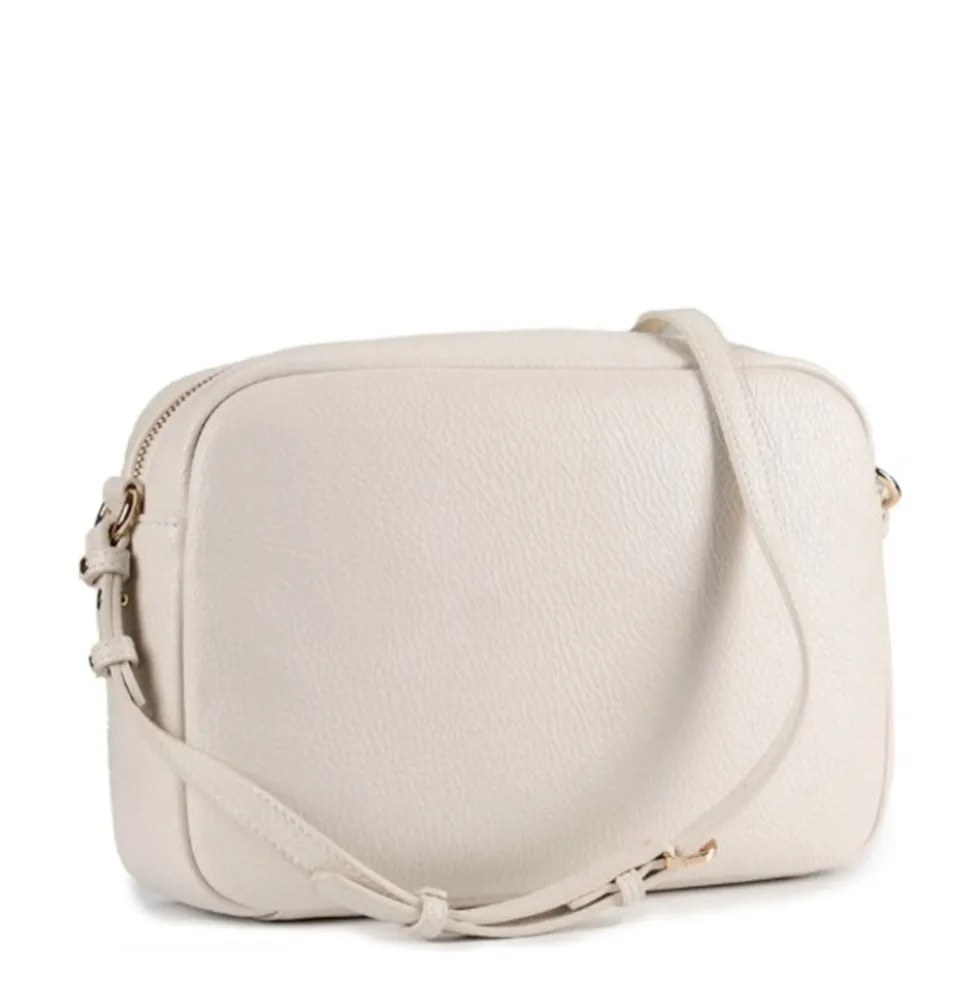 Borsa Donna a Tracolla LIU JO Better effetto Bottalato color Crema