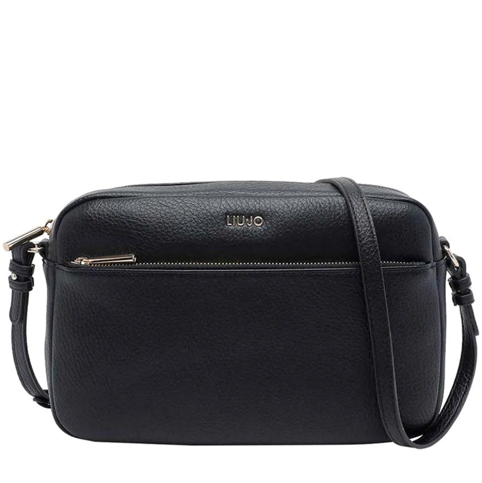 Borsa Donna a Tracolla LIU JO Better effetto Bottalato Nero