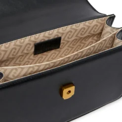 Borsa Donna a Tracolla LIU JO Nera con Catena Decorativa