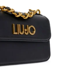 Borsa Donna a Tracolla LIU JO Nera con Catena Decorativa
