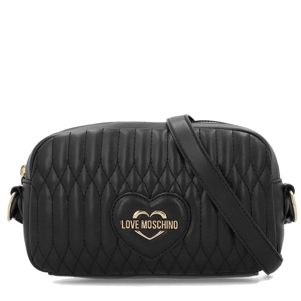 Borsa Donna a Tracolla LOVE MOSCHINO linea Bubby Love in Ecopelle Nera