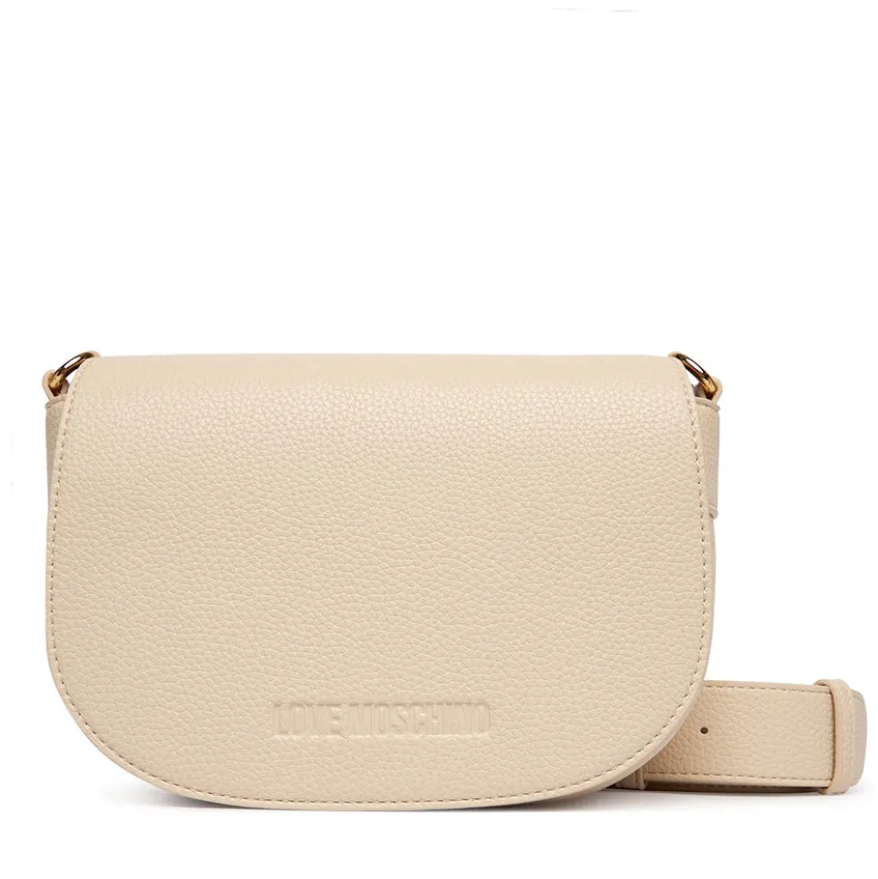 Borsa Donna a Tracolla LOVE MOSCHINO linea Giant Logo Avorio