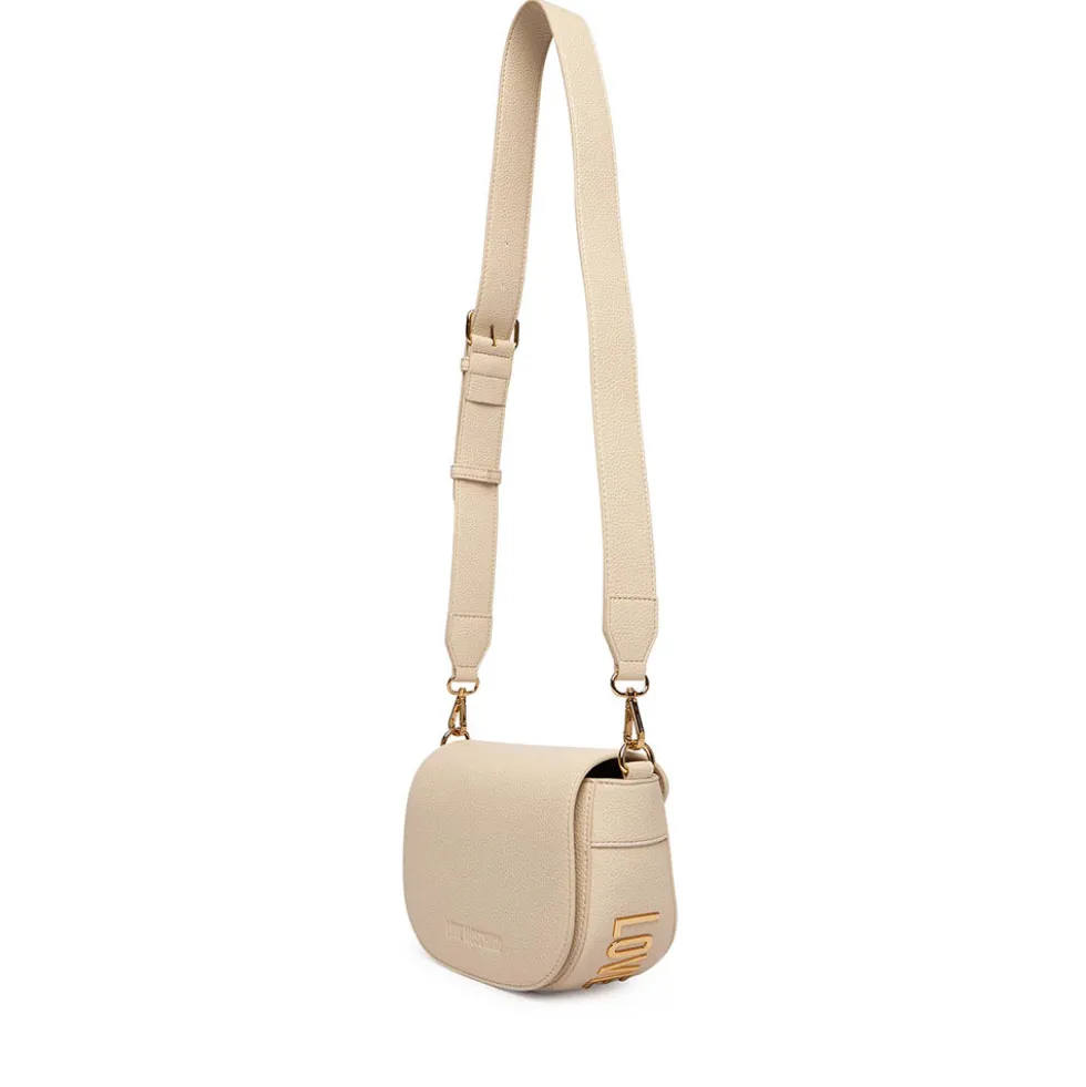 Borsa Donna a Tracolla LOVE MOSCHINO linea Giant Logo Avorio