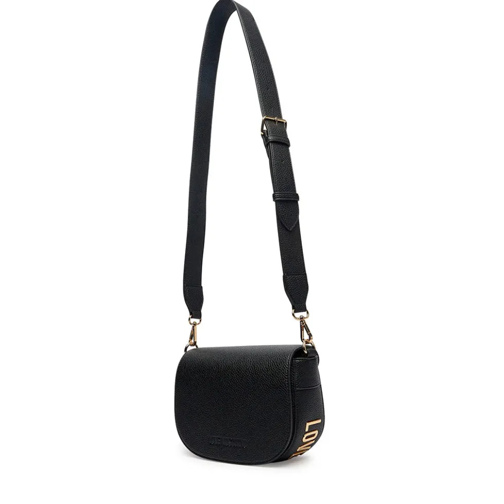 Borsa Donna a Tracolla LOVE MOSCHINO linea Giant Logo Nero