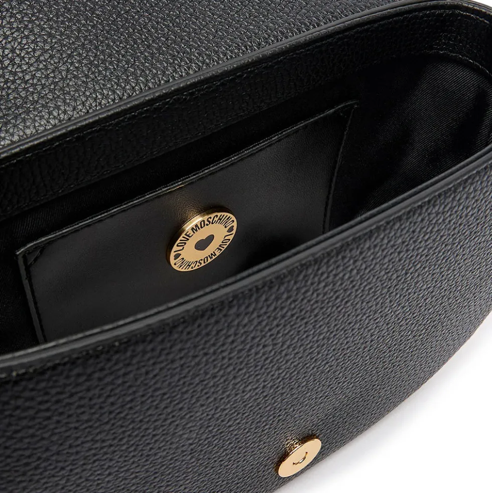 Borsa Donna a Tracolla LOVE MOSCHINO linea Giant Logo Nero