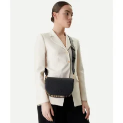 Borsa Donna a Tracolla LOVE MOSCHINO linea Giant Logo Nero