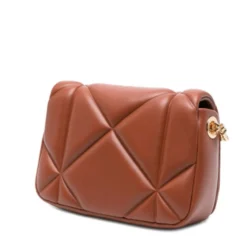 Borsa Donna a Tracolla LOVE MOSCHINO linea Embossed Trapuntata color Castagna