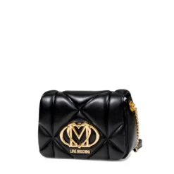 Borsa Donna a Tracolla LOVE MOSCHINO linea Embossed Trapuntata Nera