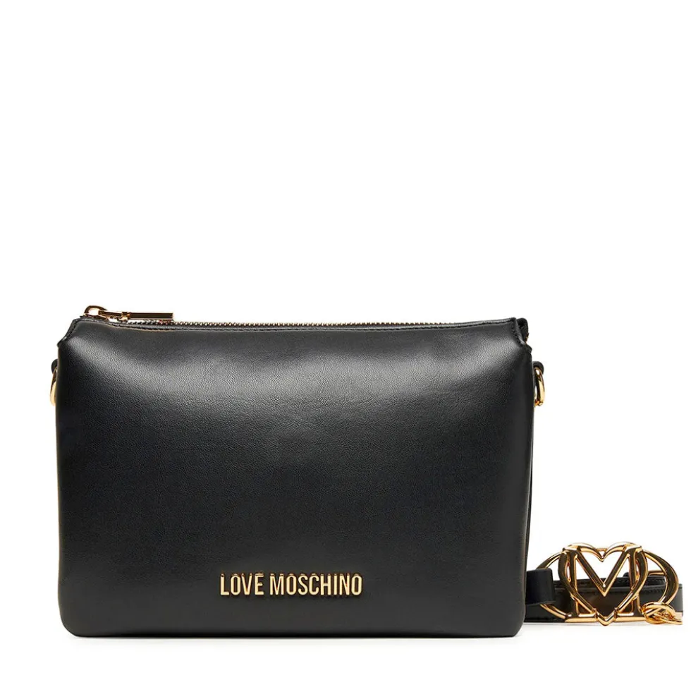 Borsa Donna a Tracolla LOVE MOSCHINO linea Jewel Nera