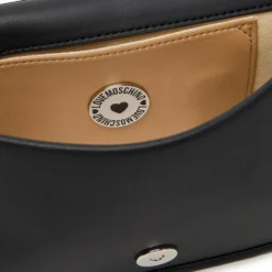 Borsa Donna a Tracolla LOVE MOSCHINO linea Bold Bag colore Nero e Nikel