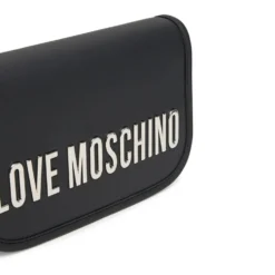Borsa Donna a Tracolla LOVE MOSCHINO linea Bold Bag colore Nero e Nikel
