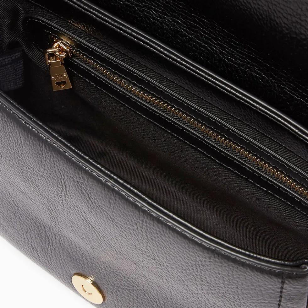 Borsa Donna a Tracolla LOVE MOSCHINO Nera con Placca Quadrata con Logo