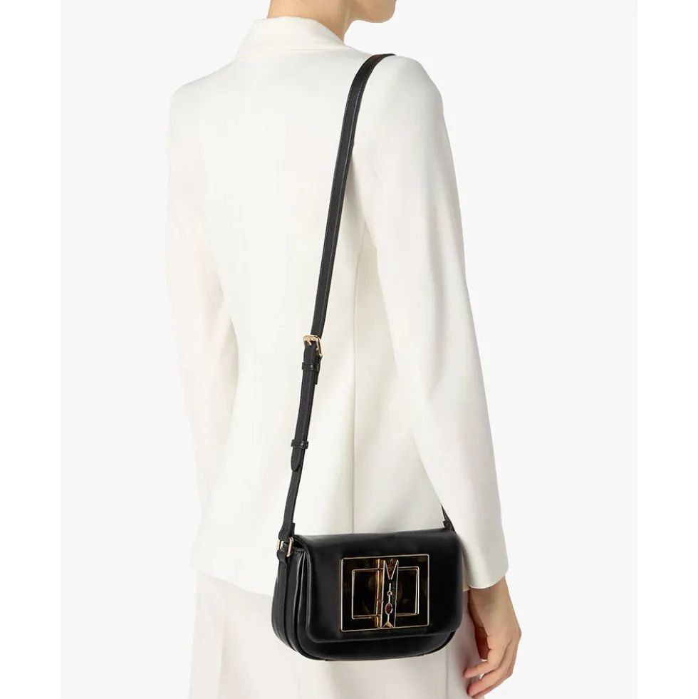 Borsa Donna a Tracolla LOVE MOSCHINO linea Clothespin Nera