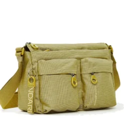 Borsa Donna a Tracolla MANDARINA DUCK in Tessuto Linea MD20 Colore Pistacchio - P10QMTX5
